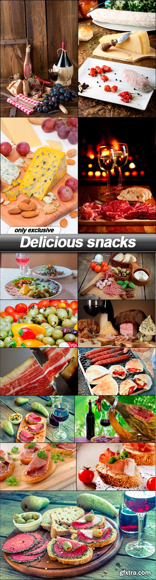 Delicious snacks - 15 UHQ JPEG