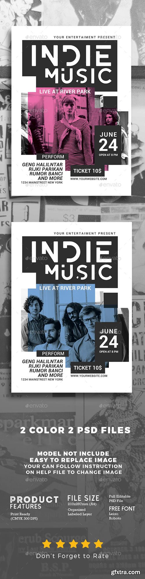 Graphicriver - Indie Music Flyer 20120211