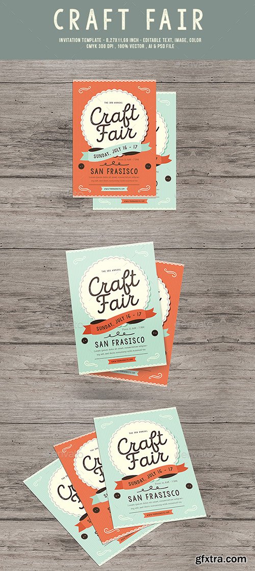 Graphicriver - Craft Fair Event Flyer 20123502