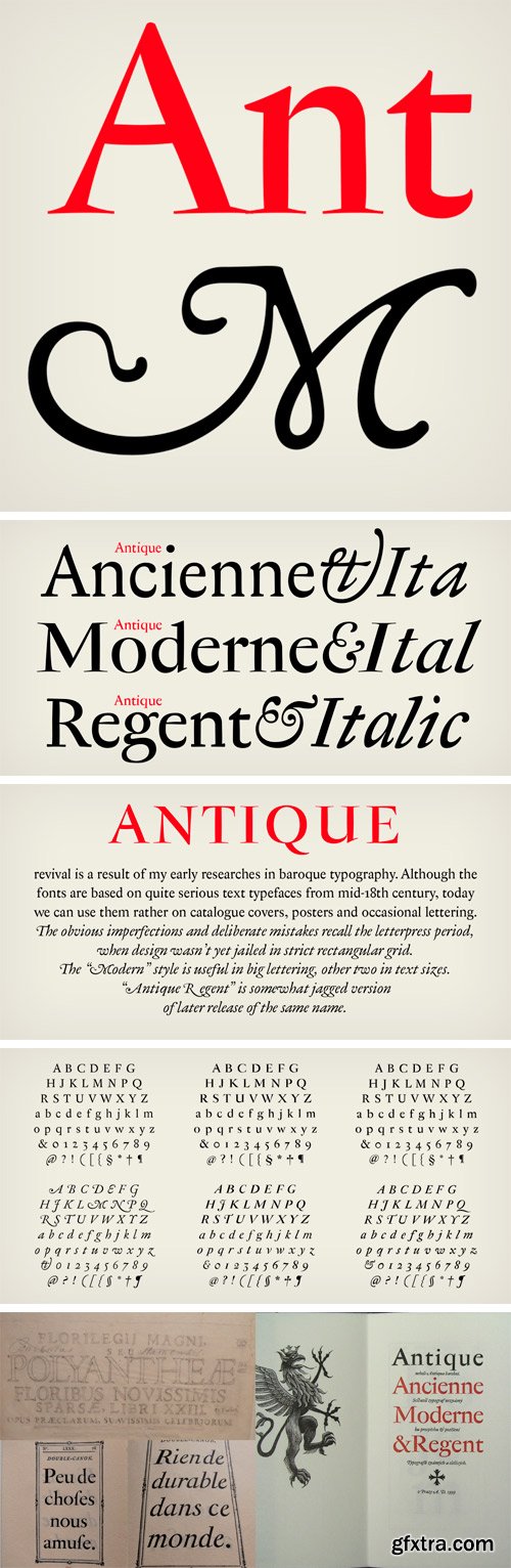 Antique Font Family