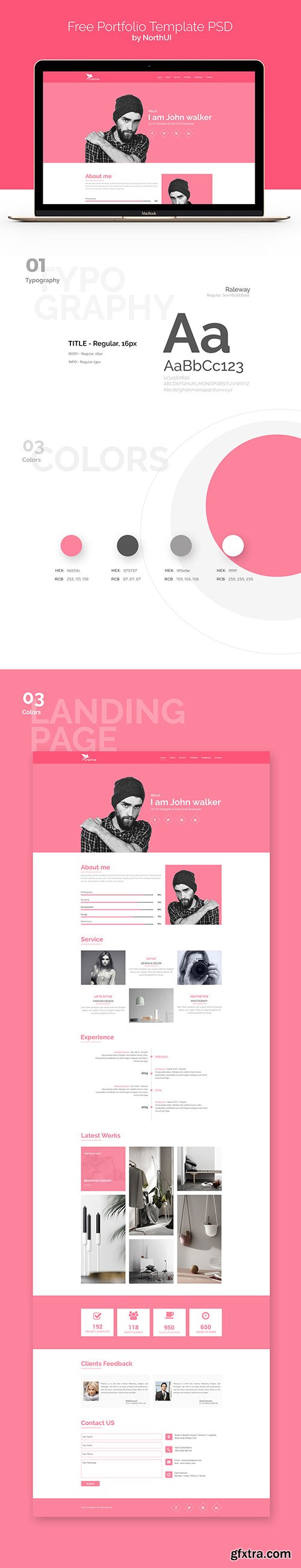 Portfolio Template PSD