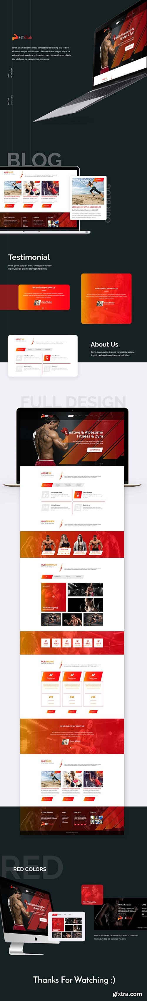 GYM PSD Template 2