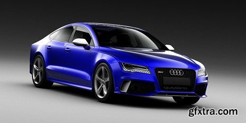 Audi RS7 Sportback 2013 3d Model