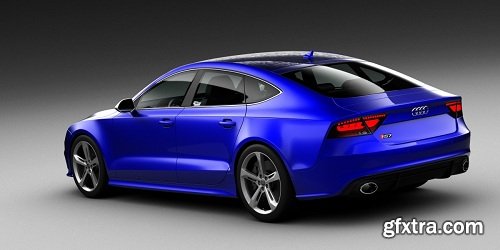 Audi RS7 Sportback 2013 3d Model