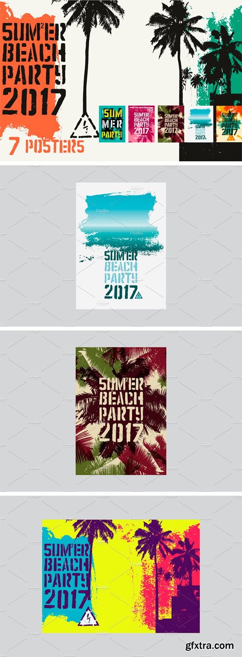 CM 1497173 - Summer Party Typographic Poster