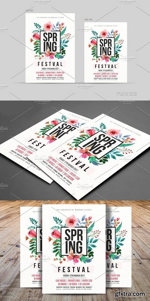 CM - Spring Festival Flyer Template 1285949