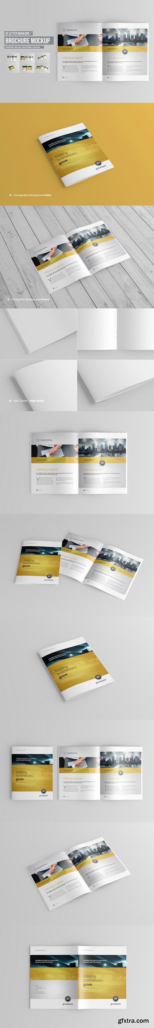 CM - US Letter Brochure / Catalog Mockup 1493448