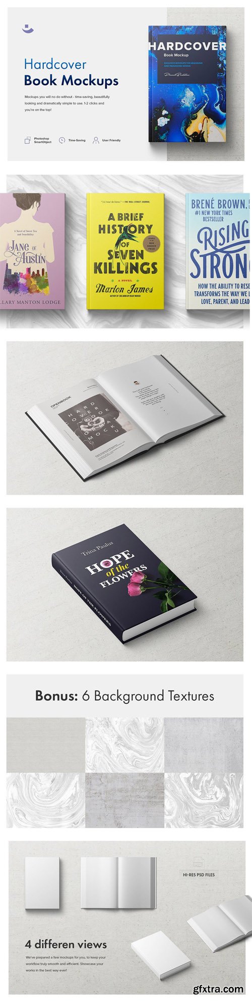 Hardcover Book Mockup Set