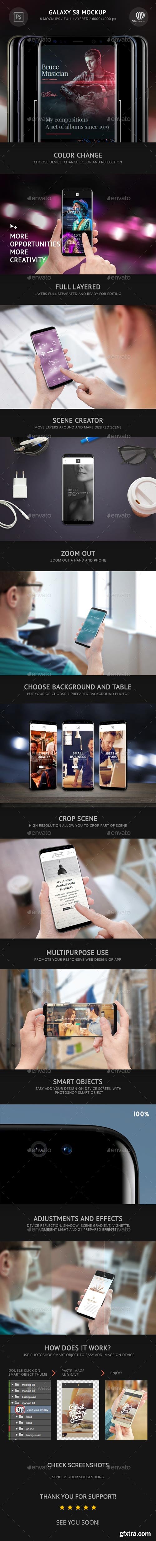 GraphicRiver - Galaxy S8 Mockup - 20086425