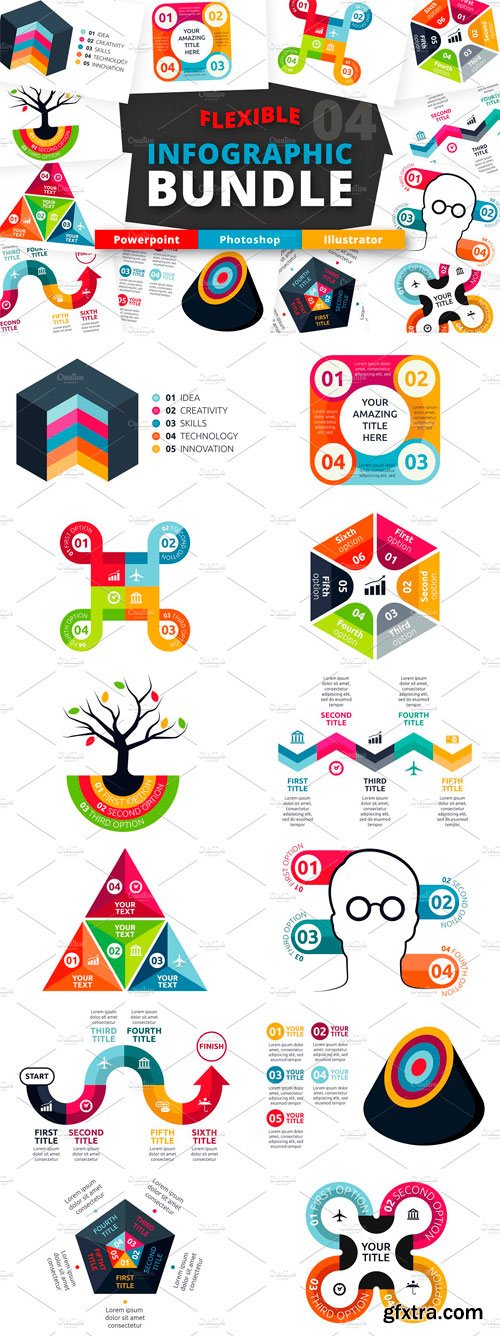 CM 1516987 - Flexible Infographic Bundle (vol.4)