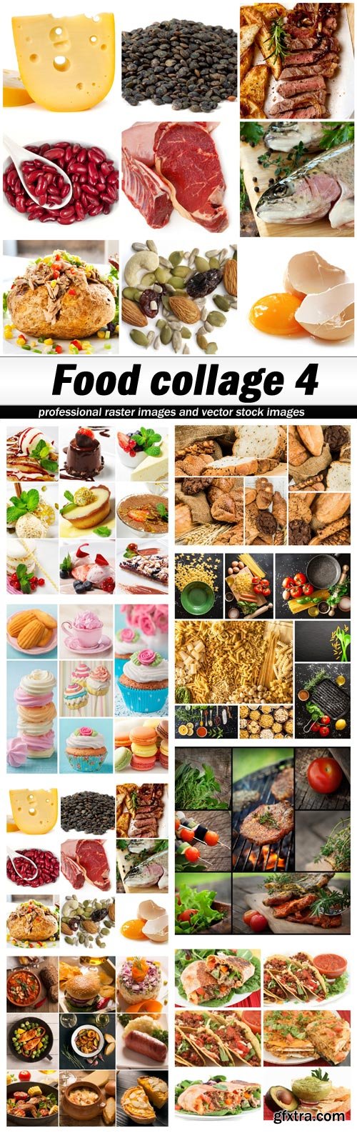 Food collage 4 - 8 UHQ JPEG