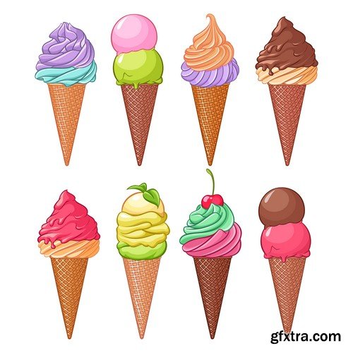 Ice cream 1 - 8 UHQ JPEG