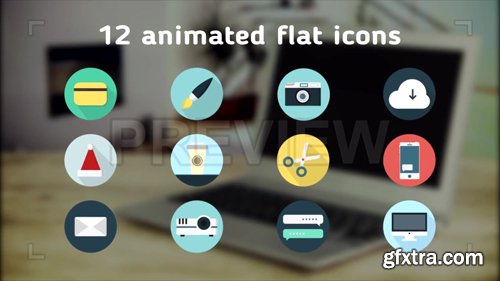 MA - 12 Animated Icons Pack