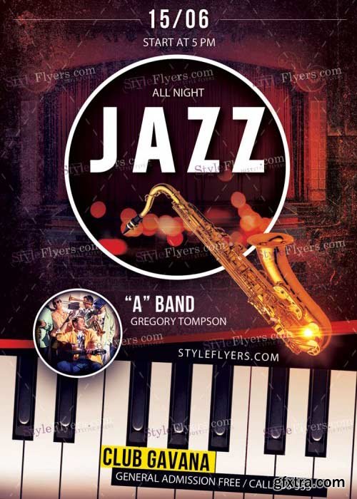 Jazz PSD V33 Premium Flyer Template