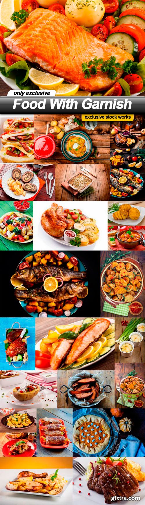 Food With Garnish - 25 UHQ JPEG