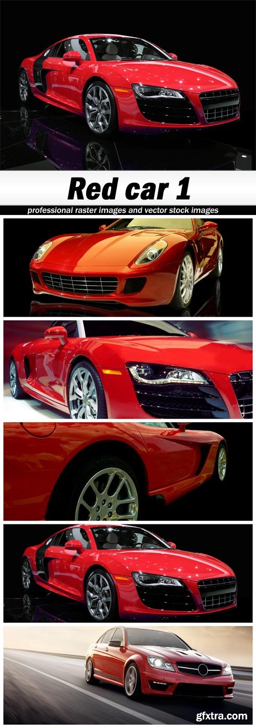 Red car 1 - 5 UHQ JPEG