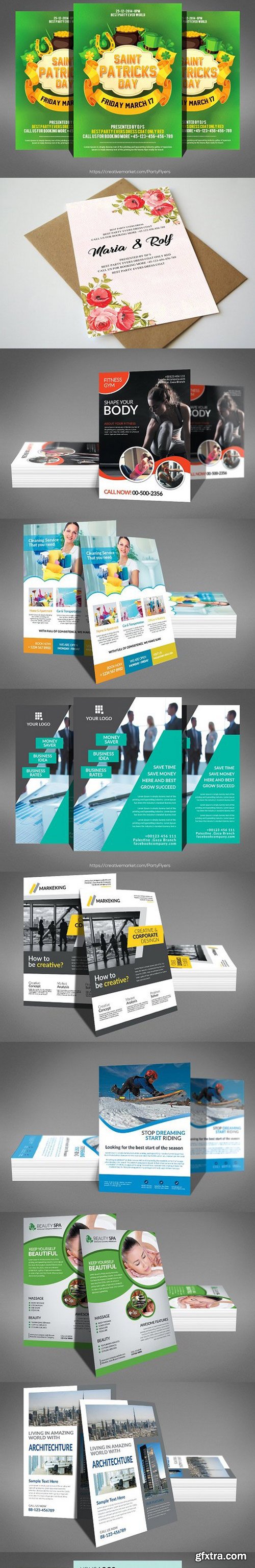 CM - 80 Business Print Templates Bundle 1382889