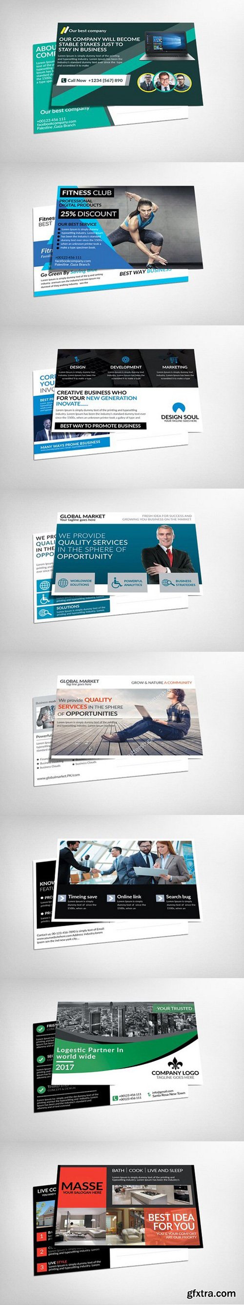 CM - 80 Business Print Templates Bundle 1382889