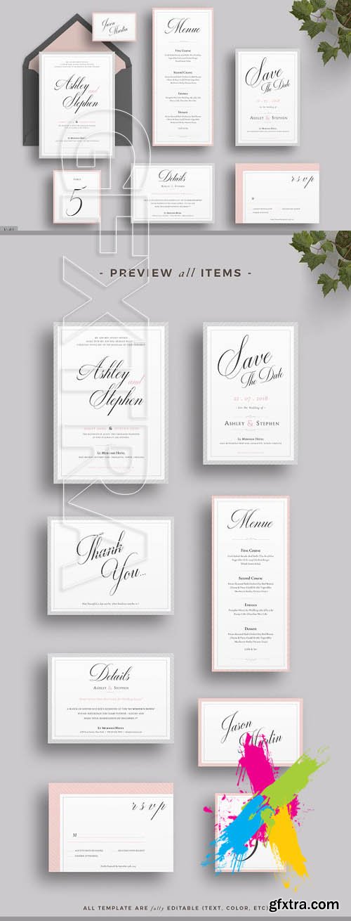 CM - Wedding Invitation Suite 1591469