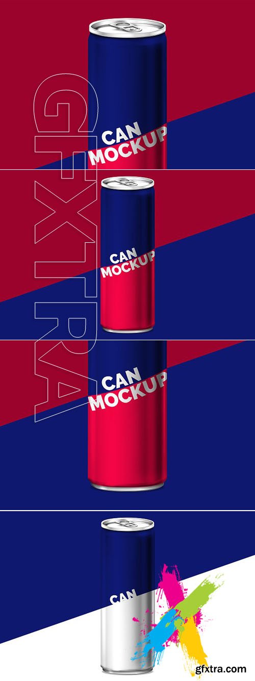 CM - Aluminium Drink Can Mockup 1571364