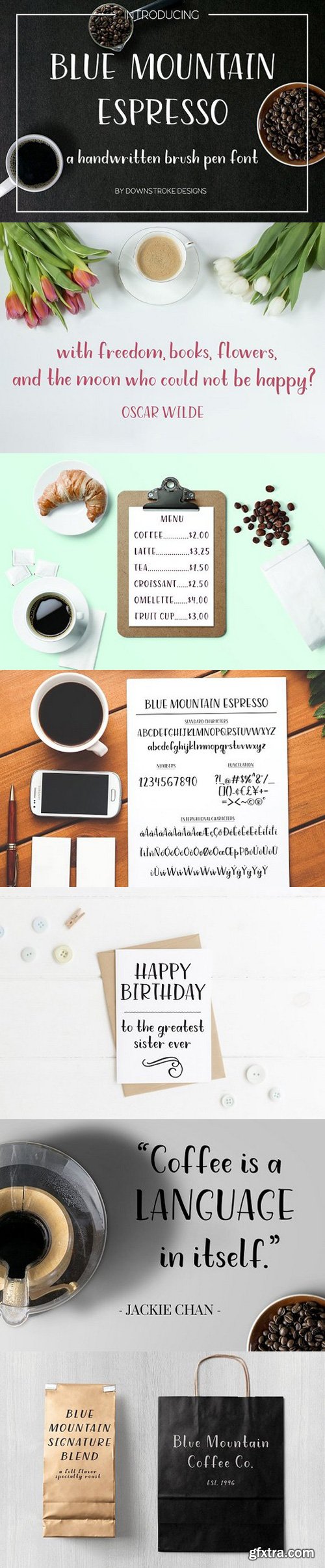 CM - Blue Mountain Espresso Font 1497198