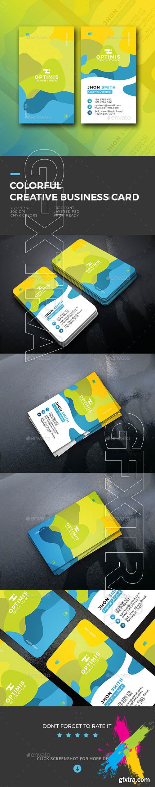 GR - Colorful Creative Business Card 20121184