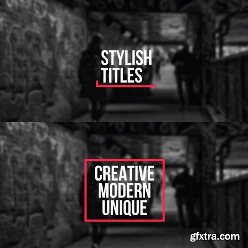 Stylish Titles - After Effects