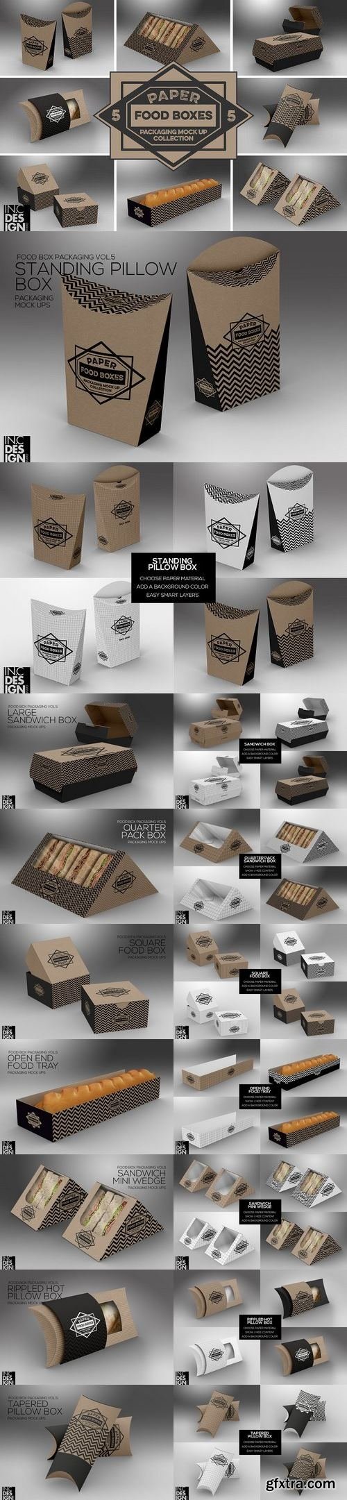 CM - VOL.5: Food Box Packaging Mock Ups 1286576