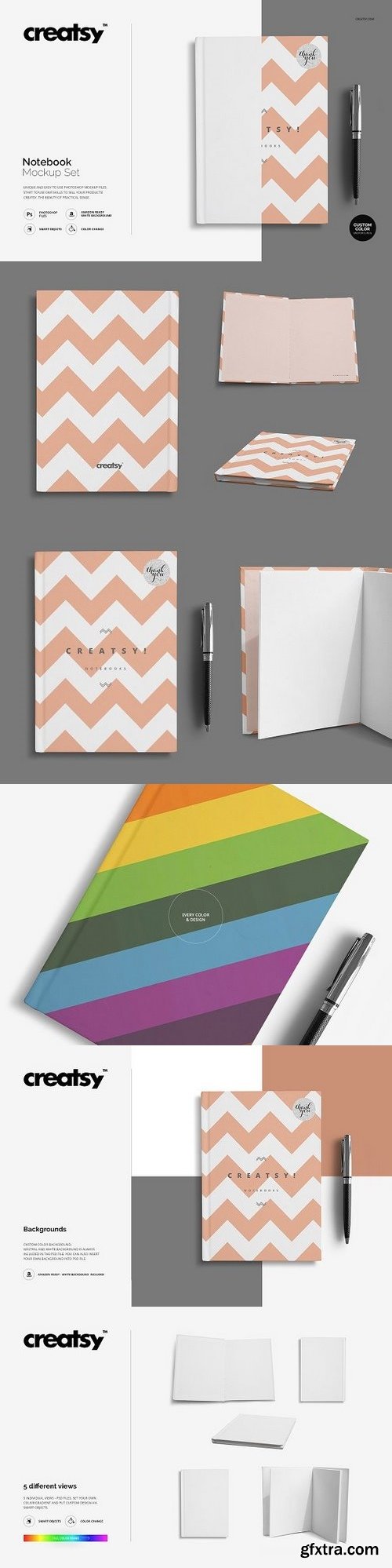 CM - Notebook Mockup Set 1286533