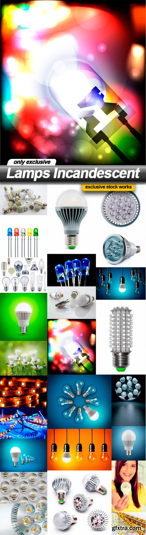 Lamps Incandescent - 25 UHQ JPEG