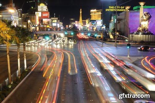 Las Vegas Nevada desert night city fire light entertainment roulette game 25 HQ Jpeg