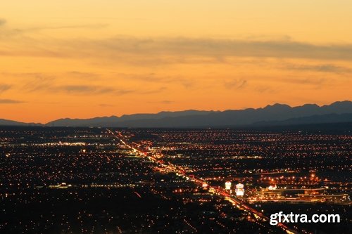 Las Vegas Nevada desert night city fire light entertainment roulette game 25 HQ Jpeg