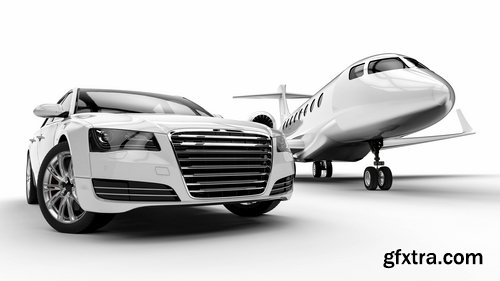 3 D model luxury transport aircraft car SUV helicopter airbus 17 HQ Jpeg