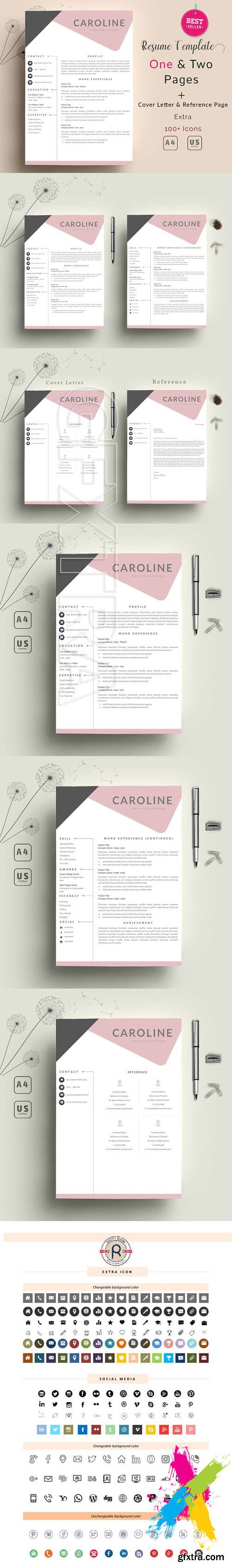 CM - Creative Resume Template 1593044