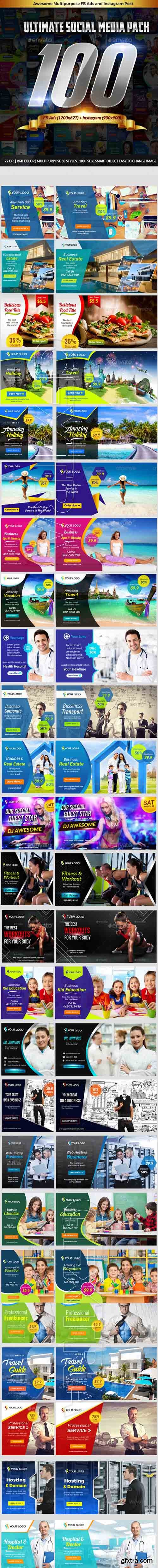 GR - Megapack Social Media Facebook Ads Instagram Templates 17742084