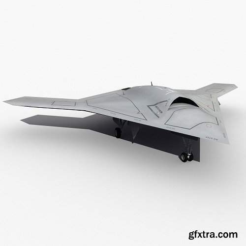 X-47 UAV Drone UCAV 3d Model