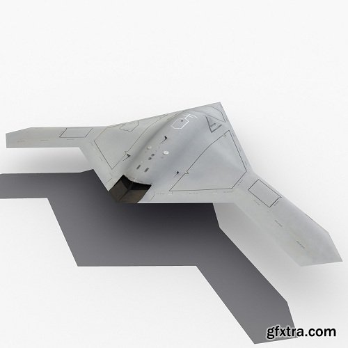 X-47 UAV Drone UCAV 3d Model