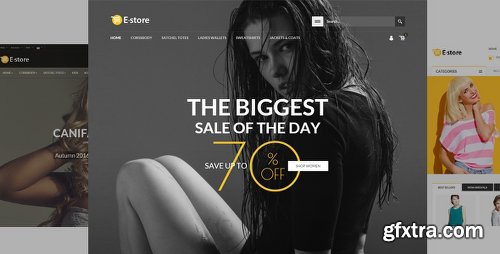 ThemeForest E-Store - Responsive HTML Template 14466925