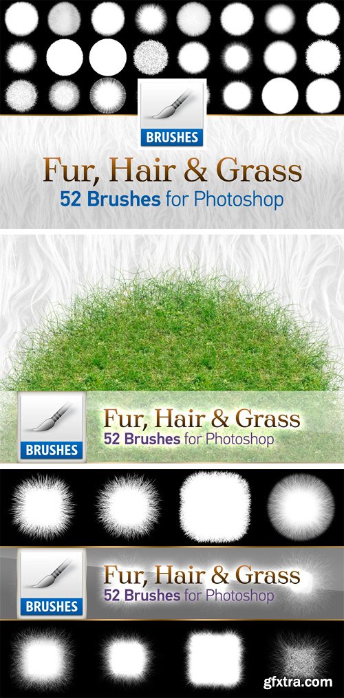 CM 1558188 - Fur, Hair and Grass Brushes