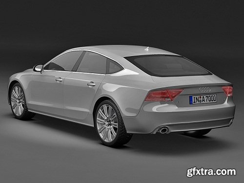 Audi A7 Sportback 3D 2011 3D Model