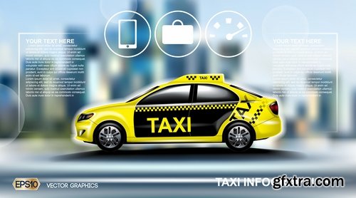 Promotional flyer car delivery futuristic car advertising 20 EPS