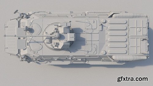 BTR 80A 3d Model