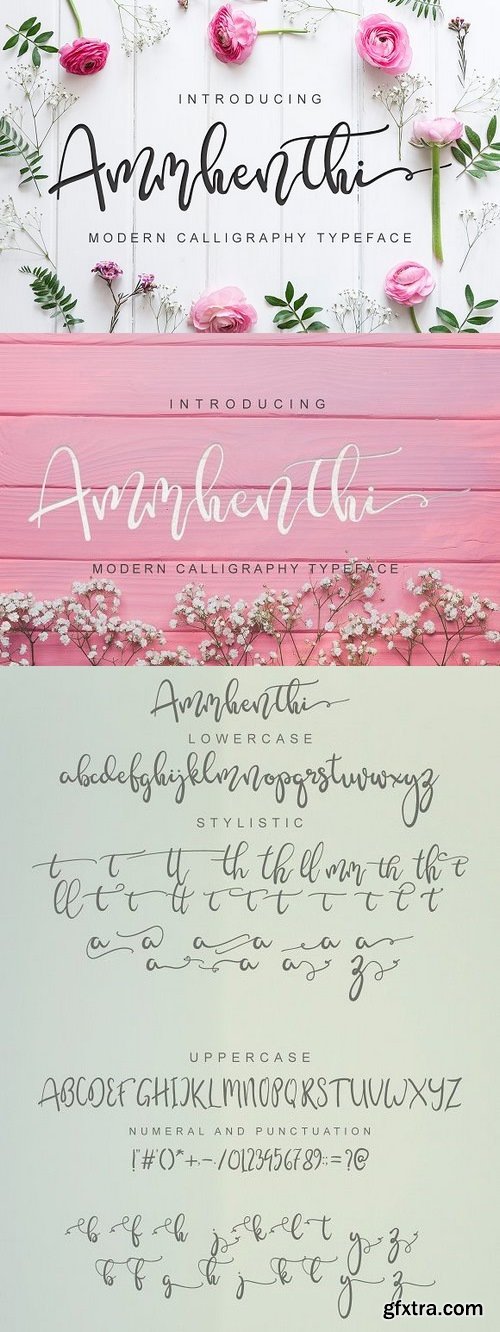 Thehungryjpeg - Ammhenthi Script Font 74298