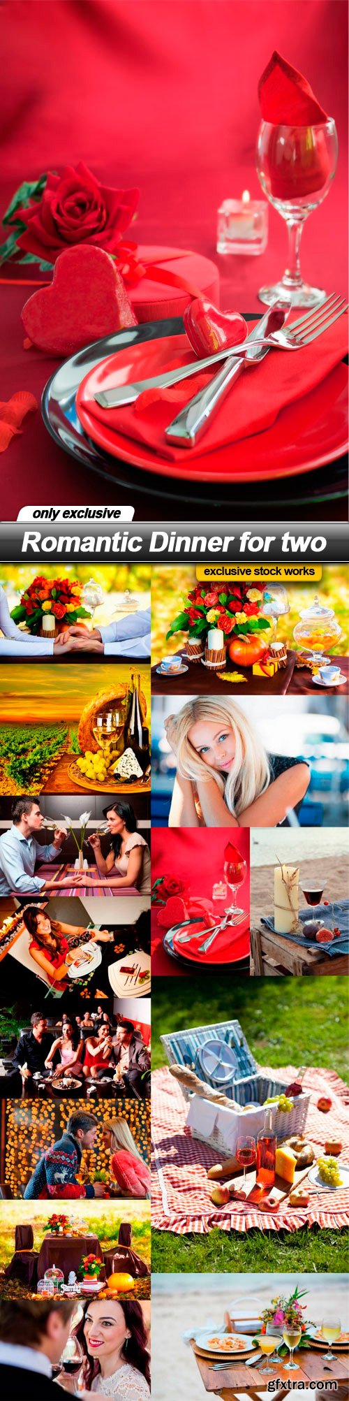 Romantic Dinner for two - 14 UHQ JPEG