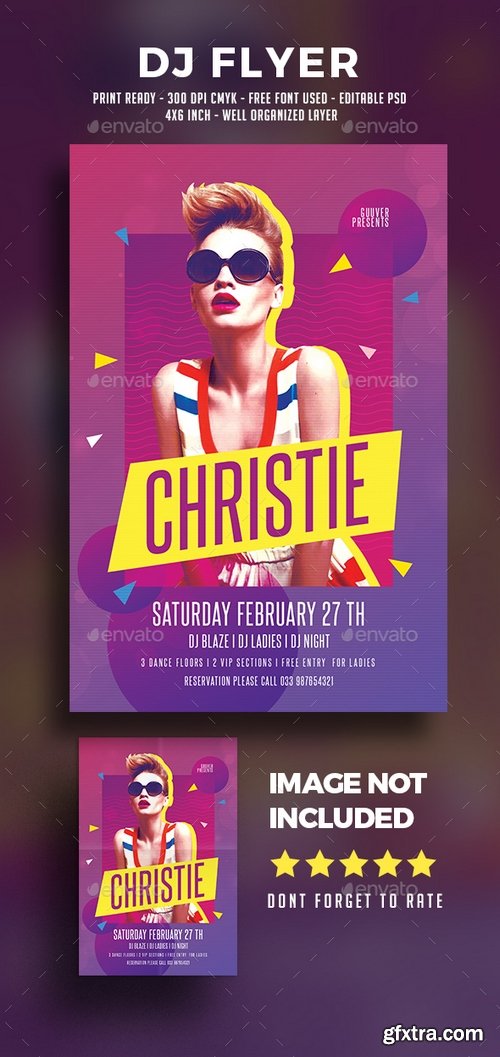 Graphicriver - Electro DJ Flyer 20144917