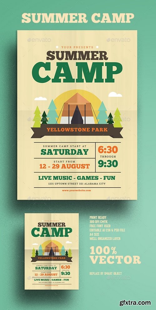 Graphicriver - Summer Camp Flyer 19794626