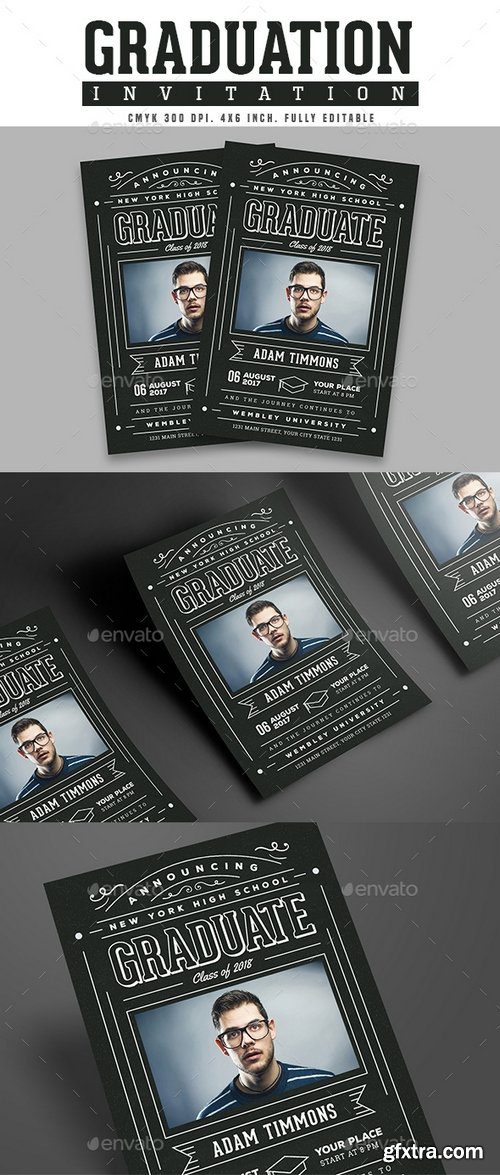 Graphicriver - Graduation Invitation 19622312