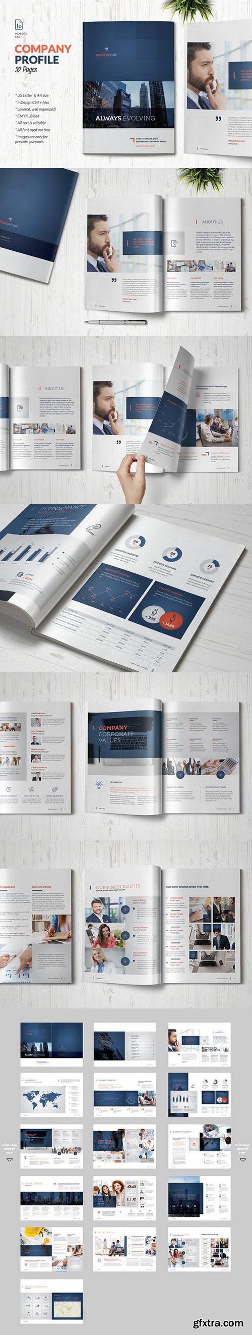 CM - Company Profile Business Brochure 1525674