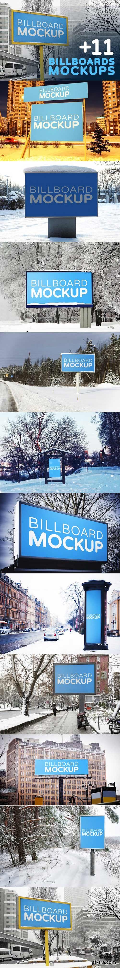 CM - Billboards Mockups in Winter 1513362