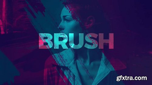 Videohive Media Brush Logo Intro 19808991